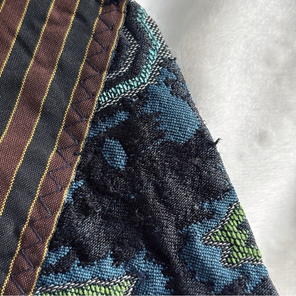 Issey Miyake Vintage Y2K Art To Wear Brocade Metallic Blazer Jacket Sz 2 - Picture 7 of 10
